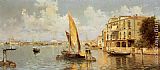 Canal Canvas Paintings - The Grand Canal